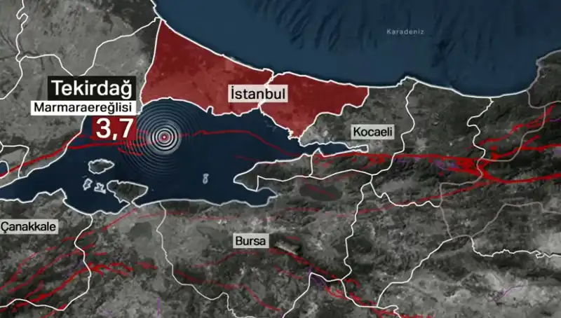 Marmara Denizi'nde 3,7 Büyüklüğünde Deprem: Olayın Detayları ve Son Gelişmeler