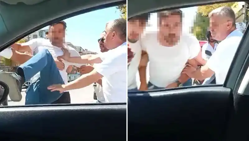Trafikte Dehşet Saçan Dolmuş Şoförü, Yolcuları Tehdit Etti!