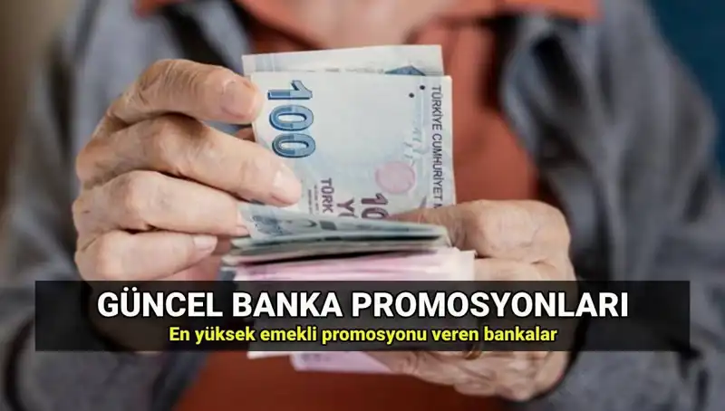 2025'te Emekliler İçin En Yüksek Promosyonu Sunan Bankalar