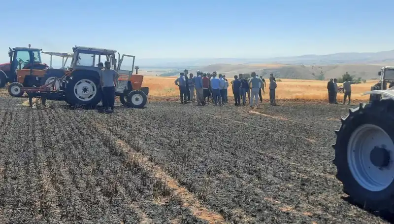 Yozgat'ta 100 Dönüm Ekili Alan Yanarak Kül Oldu: Tarımda Büyük Kayıplar