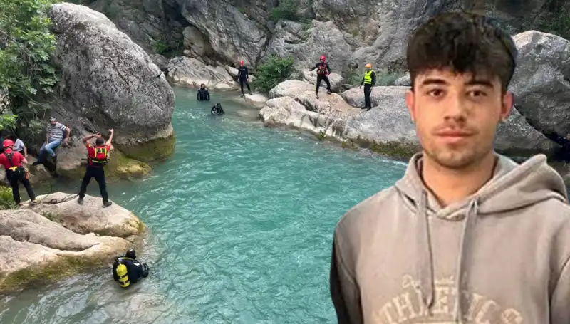 Kayonda Suya Düşen Gençten Acı Haber: Hayatını Kaybetti