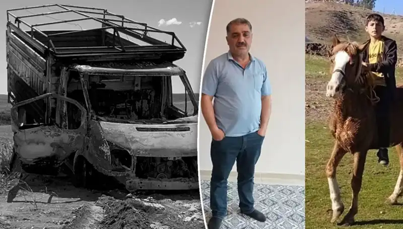 Diyarbakır'da Vahşice Öldürülen Baba ve Oğul, Yan Yana Toprağa Verildi